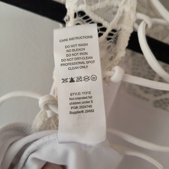 Weissman White Dance Costume Dress Child XL - Picture 5 of 5